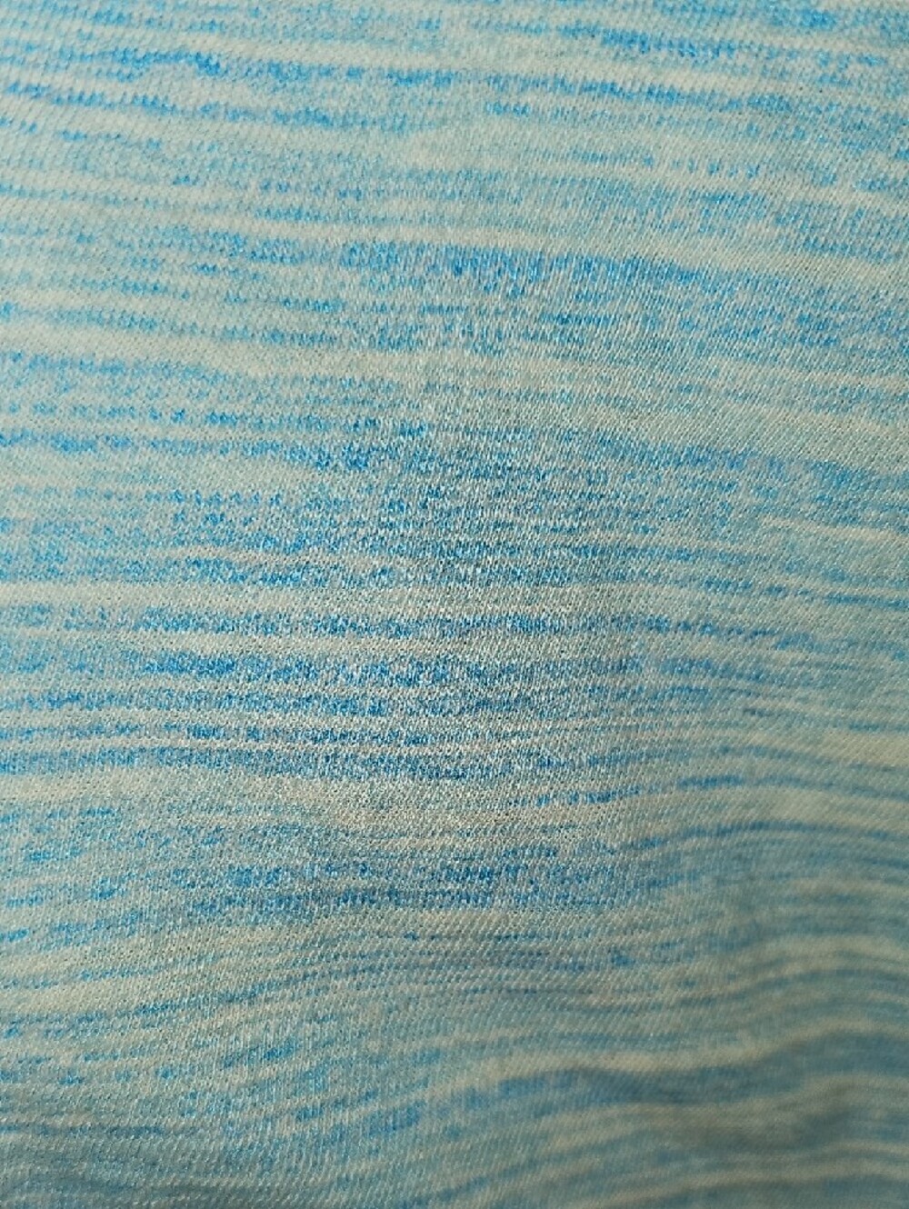 Justice Light Blue Heathered V-Neck Tee Size 12 - Picture 4 of 8